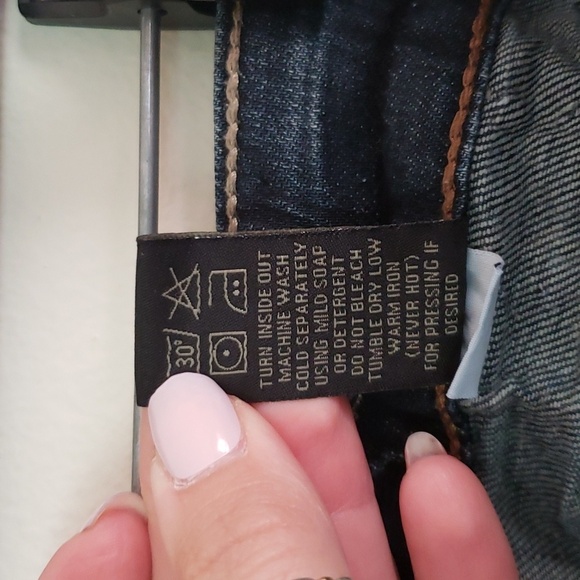 Zco jeans midrise stretch jeans, flare, dark wash, fading, women's size… - Picture 5 of 7